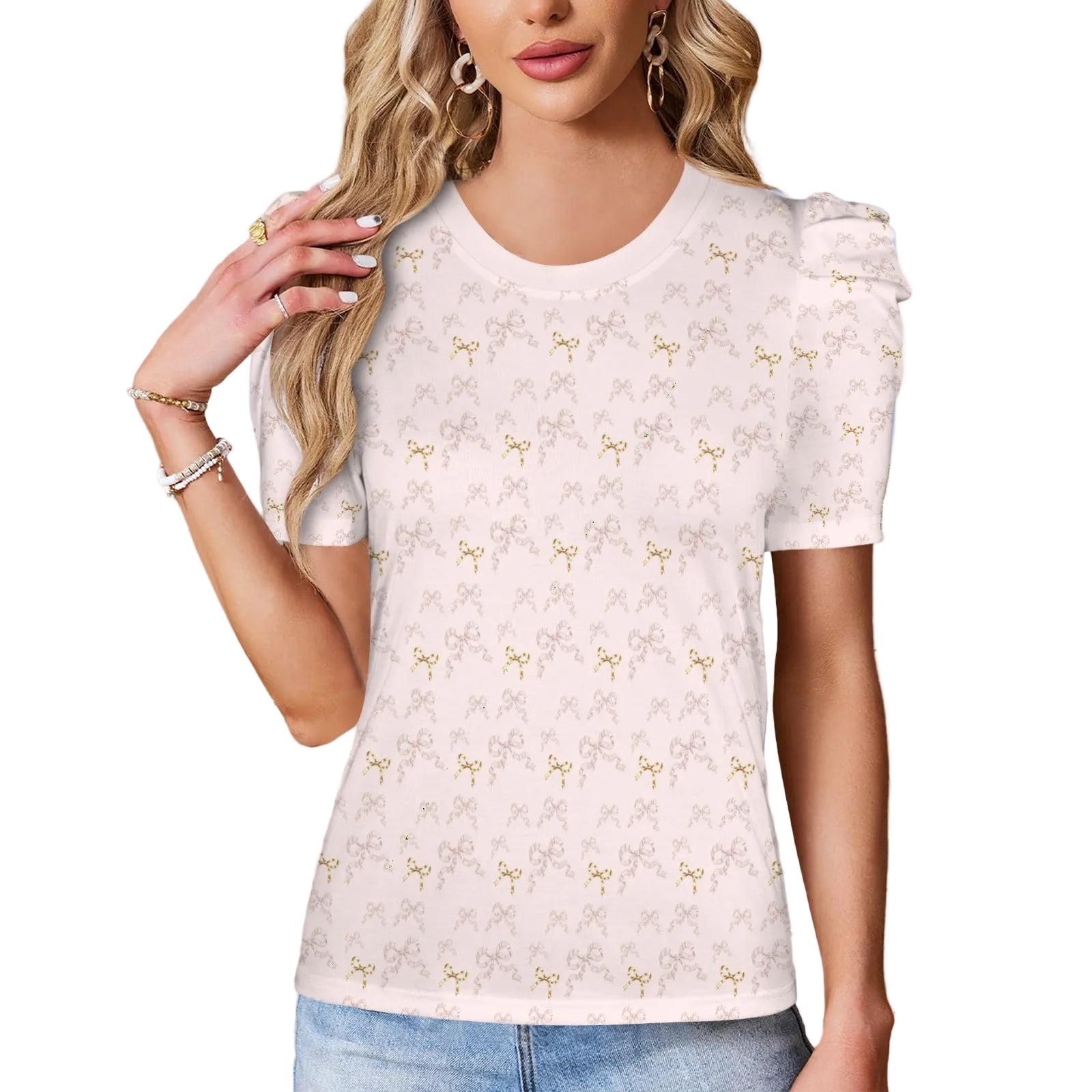 Puffy Sleeve Top - Collection I - Rococo Blush