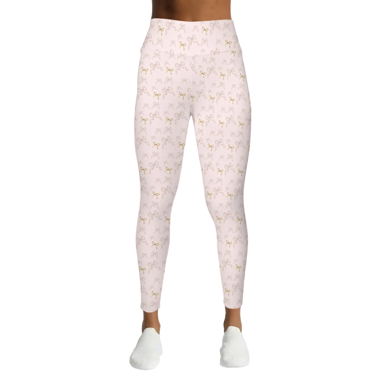 Bow Tie Leggings - Collection 1 - Rococo Blush