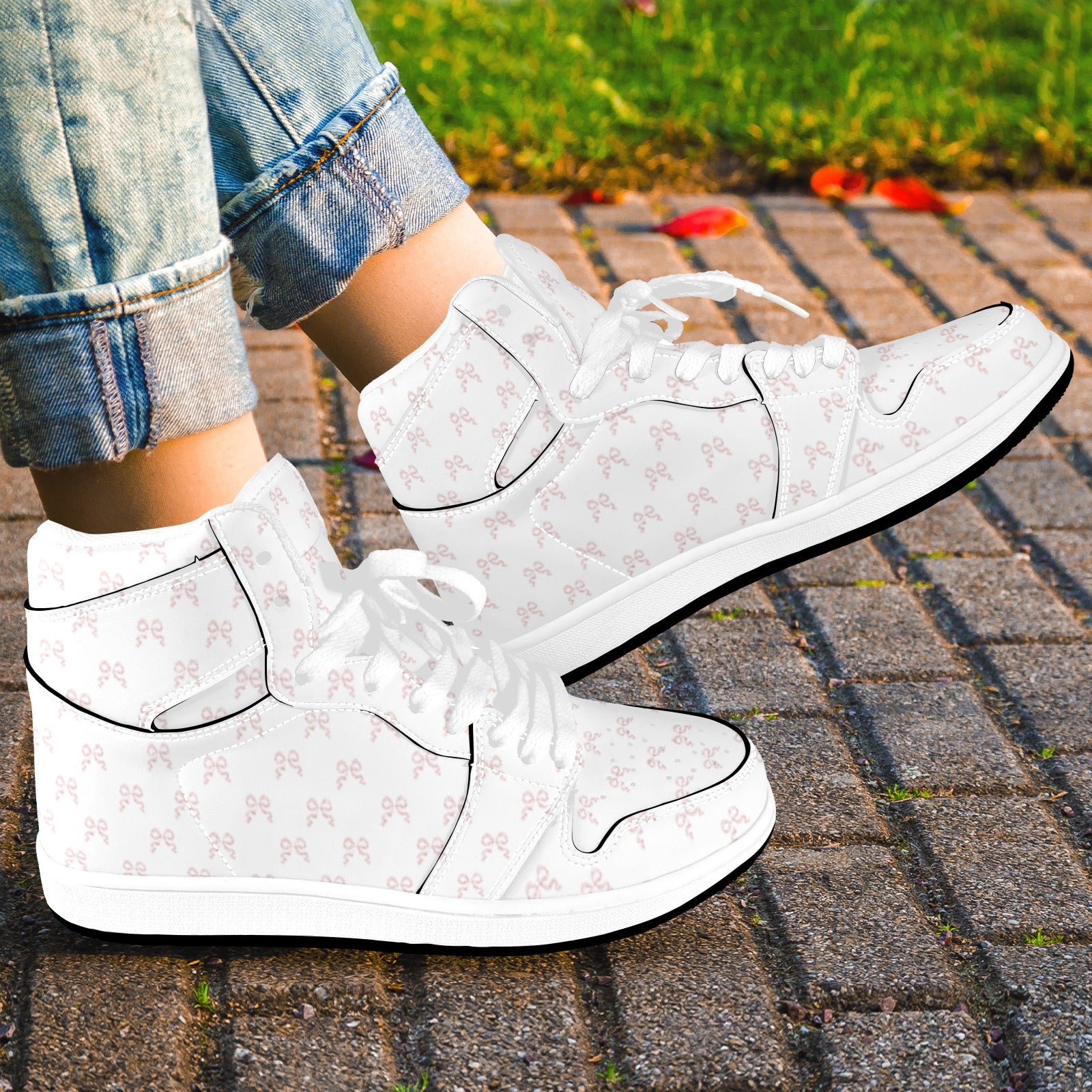 High Top Sneakers - Collection I - Rococo Blush Petite
