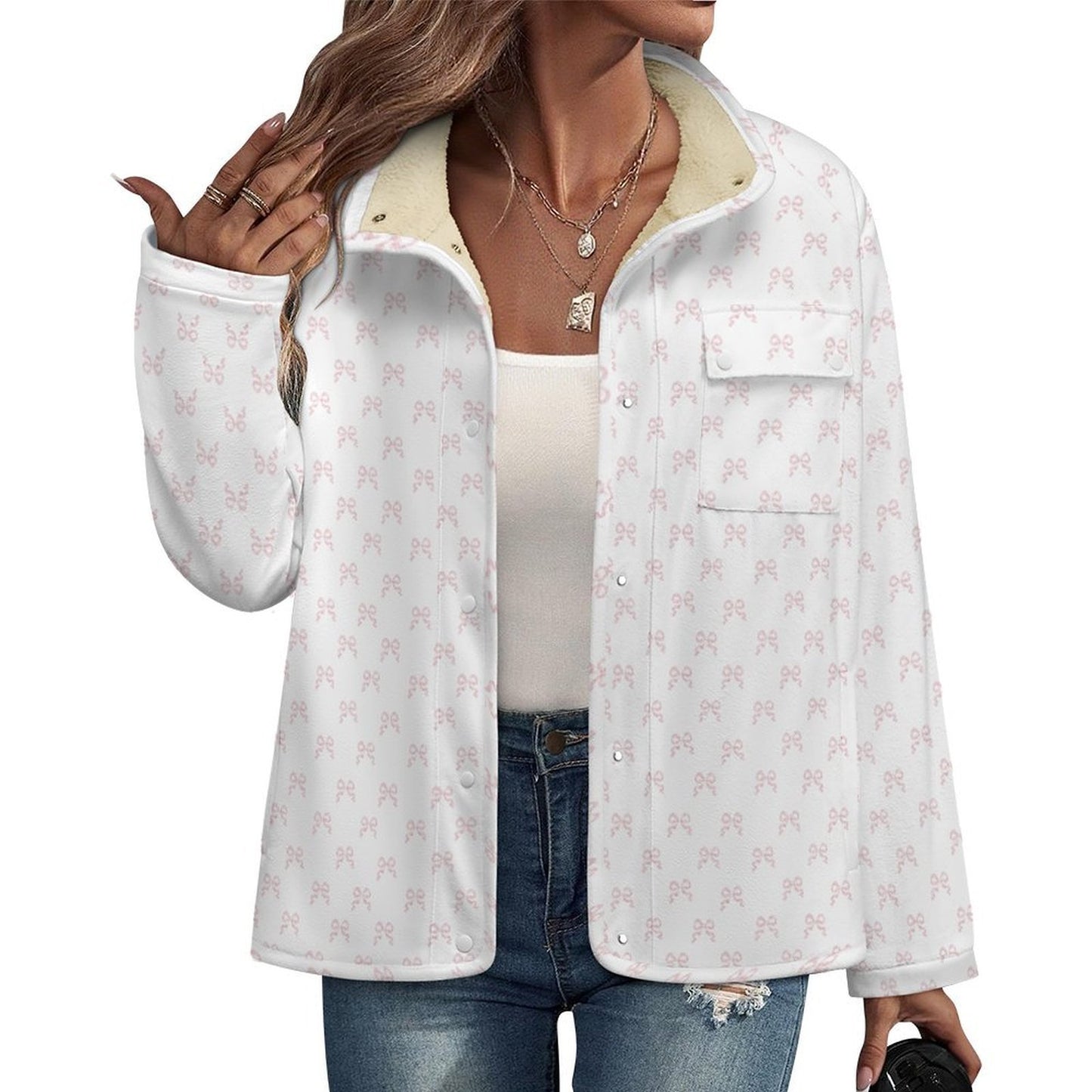 Fleece Winter Coat - Collection 1 - Rococo Blush Petite
