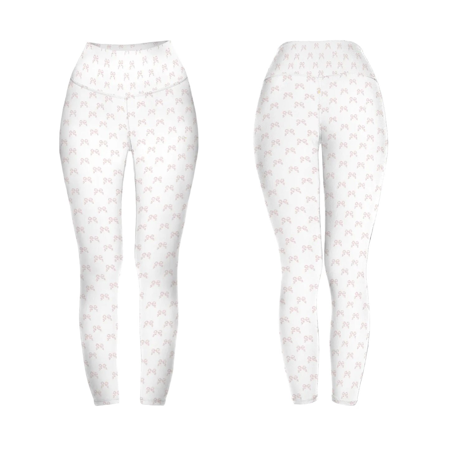 High Waist Leggings - Collection 1 - Rococo Blush Petite