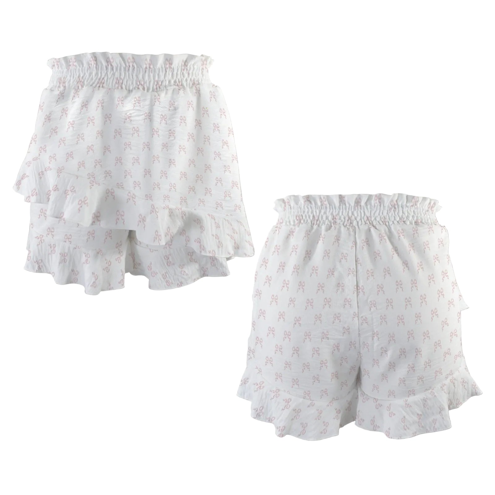 Ruffle Front Shorts - Collection 1 - Rococo Blush Petite
