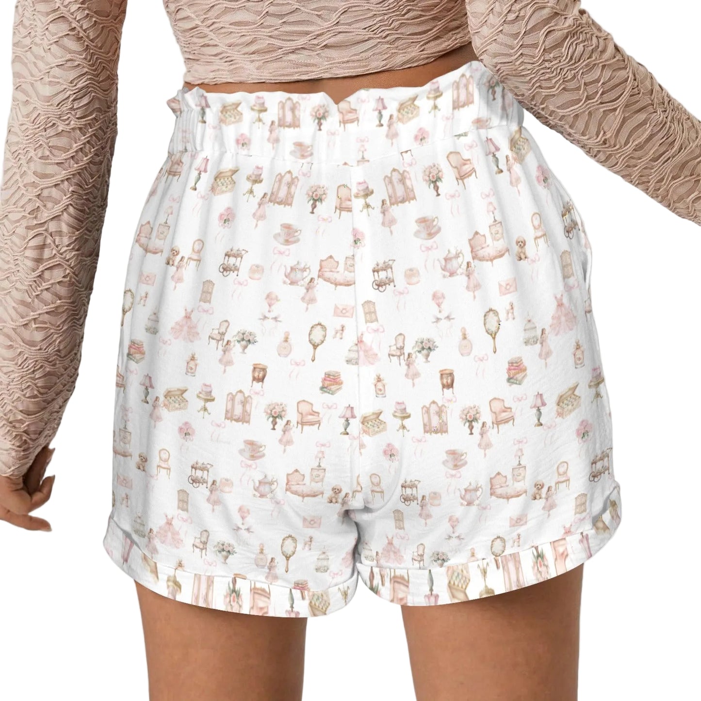 Ruched Waist Shorts - Arabella's Tiny World