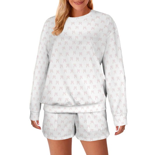Sweatshirt & Shorts Set - Collection 1 - Rococo Blush Petite