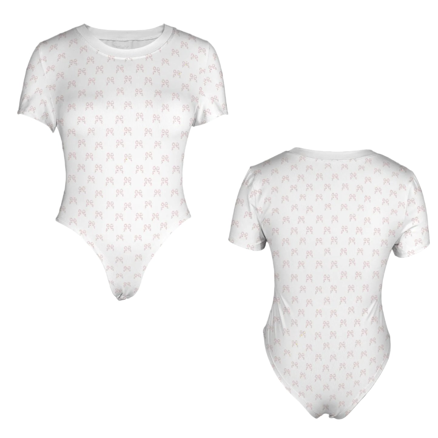 Short Sleeve Bodysuit - Rococo Blush Petite
