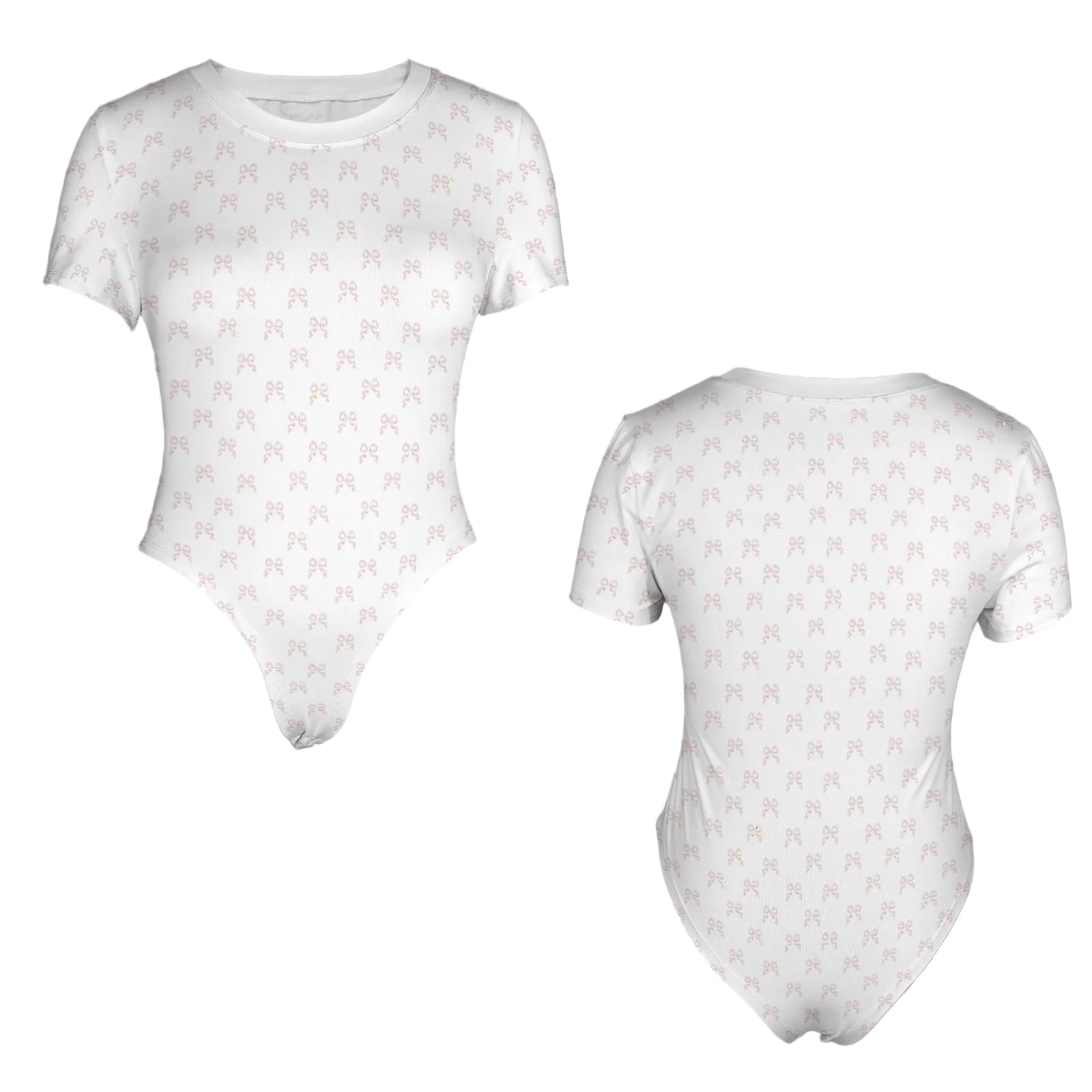 Short Sleeve Bodysuit - Rococo Blush Petite