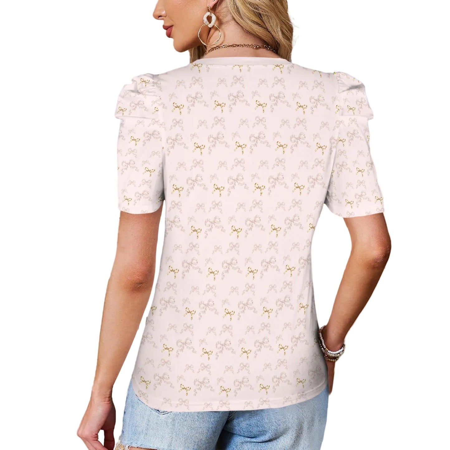 Puffy Sleeve Top - Collection I - Rococo Blush