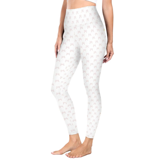 High Waist Leggings - Collection 1 - Rococo Blush Petite